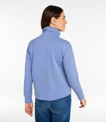 L.L.Bean Women's CloudSoft Top, Half-Zip Pullover NEW|CLOTHING|SALE