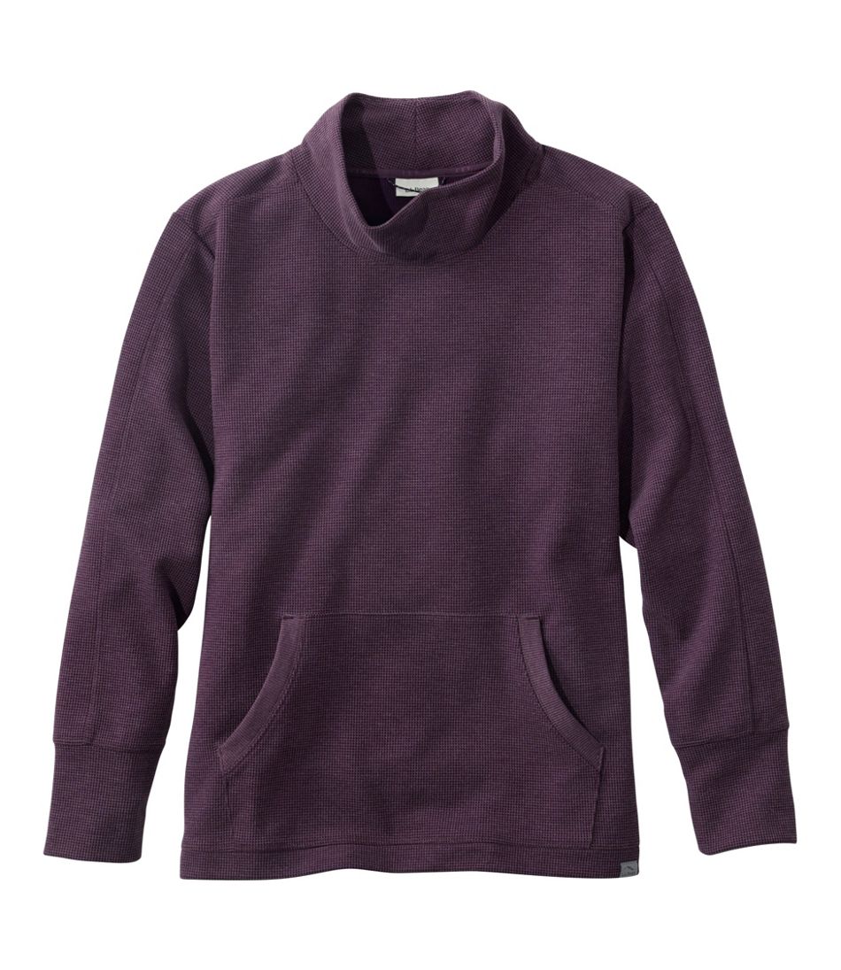 L.L.Bean Women's Mountainside Micro Waffle Pullover NEW|CLOTHING|SALE