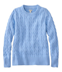L.L.Bean Women's The Original Double L® Sweater, Cable Crewneck NEW|CLOTHING