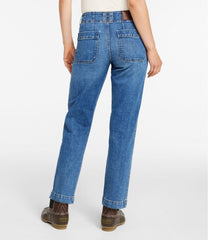 L.L.Bean Women's 1912 Field Denim Pants, Mid-Rise Ankle Utility NEW|CLOTHING