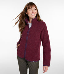 L.L.Bean Women's All Season Wool Fleece Full-Zip Jacket NEW|CLOTHING|OUTERWEAR|SALE