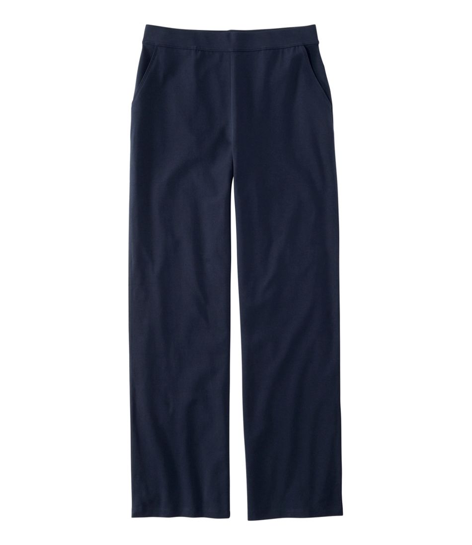 L.L.Bean Women's Perfect Fit Pants, Wide Straight-Leg NEW|CLOTHING