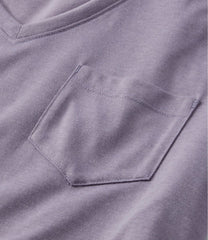 L.L.Bean Women's Vista Camp V-Neck Pocket Tee, Long-Sleeve NEW|CLOTHING