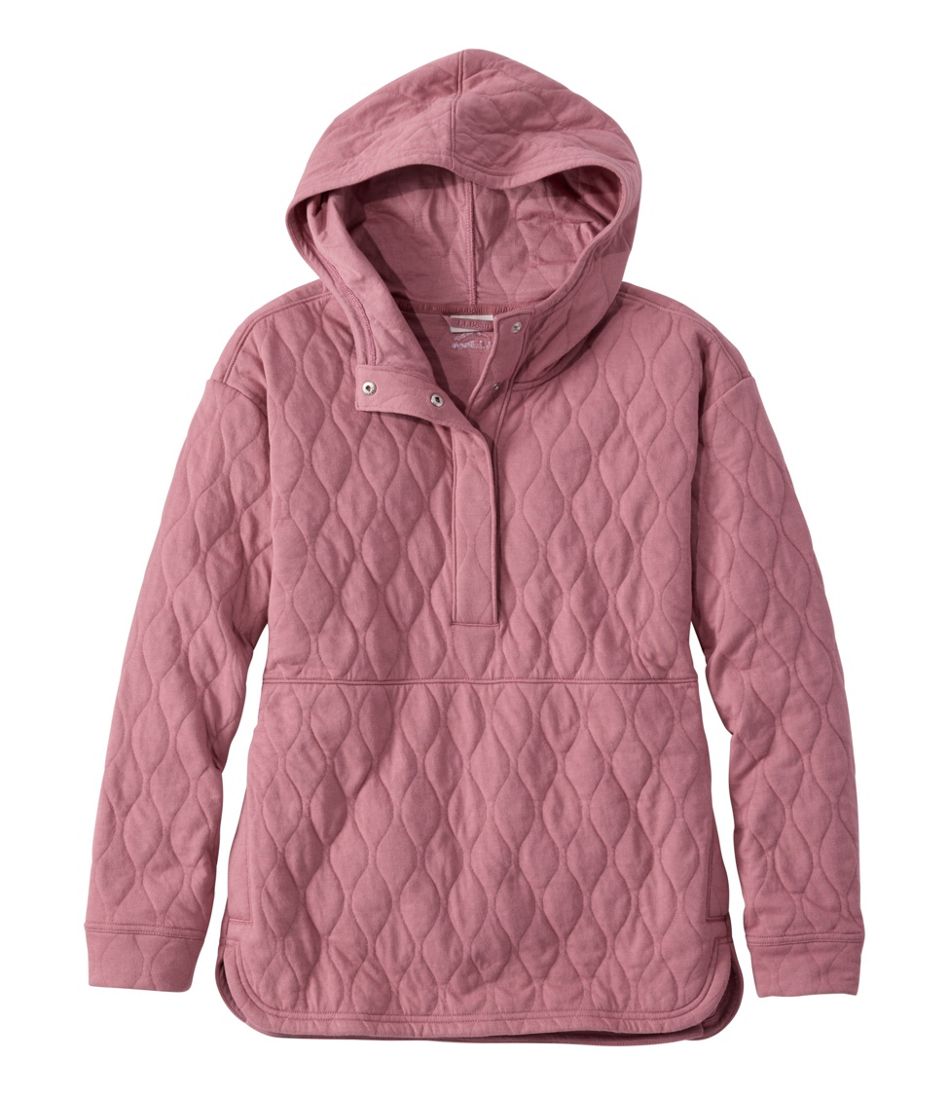 L.L.Bean Women's VentureSoft Quilted Hooded Pullover NEW|CLOTHING