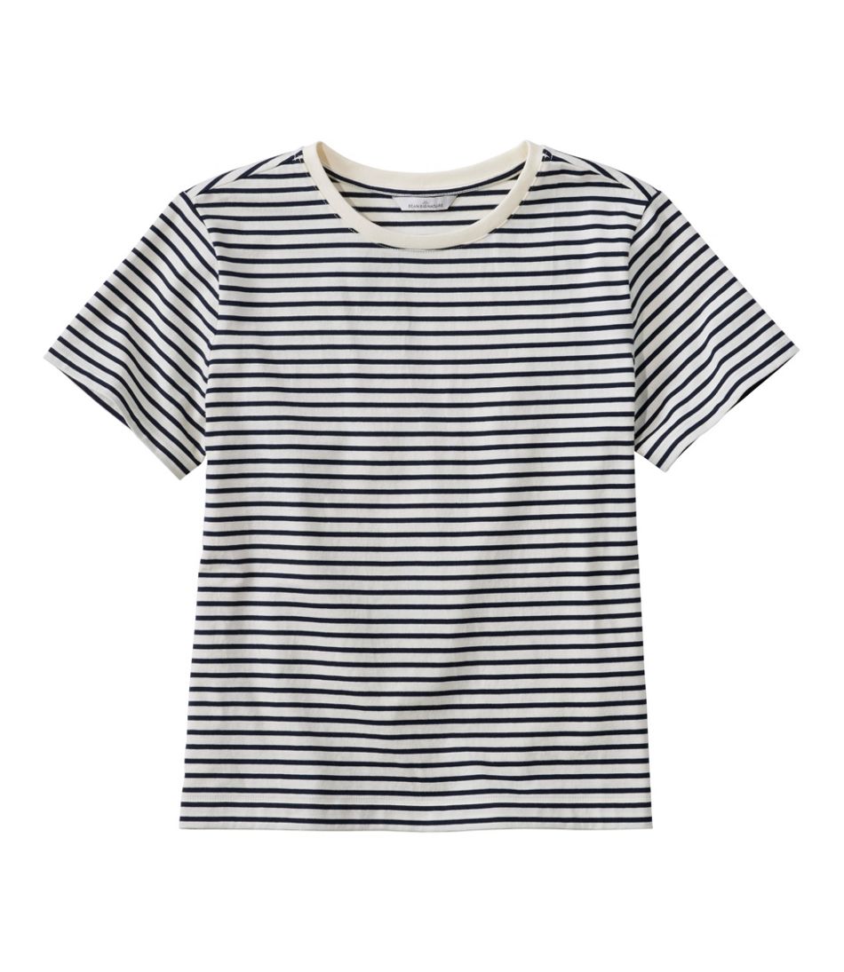 L.L.Bean Women's Signature Premium Essential Tee, Short-Sleeve Novelty NEW|CLOTHING|SALE