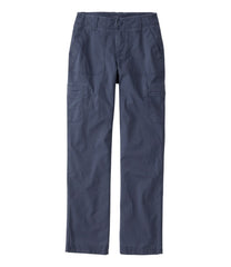 L.L.Bean Women's 207 Vintage Cotton Canvas Pants, Mid-Rise Straight-Leg Cargo Lined NEW|CLOTHING|SALE