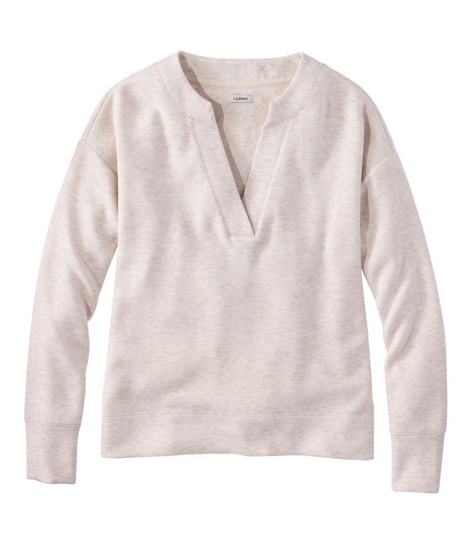 L.L.Bean Women's CloudSoft Splitneck Pullover NEW|CLOTHING