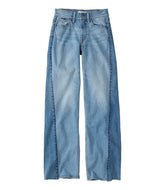 L.L.Bean Women's Signature 1912 Premium Jeans, High-Rise Relaxed Wide-Leg NEW|CLOTHING|SALE