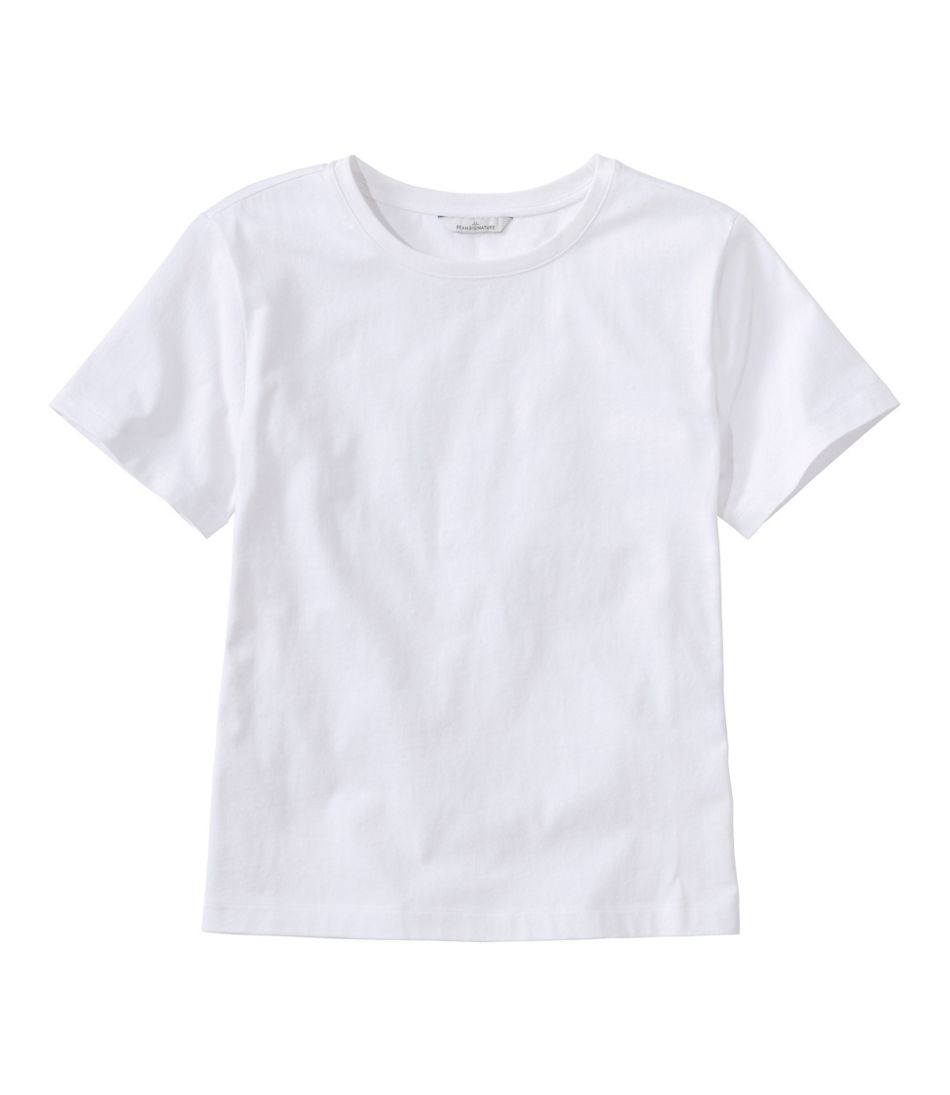 L.L.Bean Women's Signature Premium Essential Tee, Short-Sleeve NEW|CLOTHING