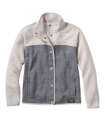 L.L.Bean Women's Airlight Snap Front Jacket, Colorblock NEW|CLOTHING|OUTERWEAR