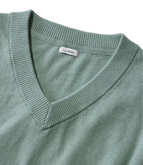 L.L.Bean Women's Cotton/Cashmere Sweater, V-Neck NEW|CLOTHING