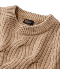 L.L.Bean Women's Signature Premium Cashmere Cable Sweater, Crewneck NEW|CLOTHING|SALE