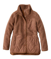L.L.Bean Women's Bean's Mixed Media Sherpa Fleece Jacket NEW|CLOTHING|OUTERWEAR