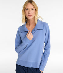 L.L.Bean Women's Bean's Cozy Splitneck Pullover Sweatshirt NEW|CLOTHING