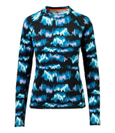 L.L.Bean Women's Heavyweight Base Layer Crew Top, Print NEW|CLOTHING
