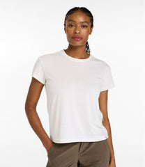 L.L.Bean Women's Mountainside Crewneck Tee, Short-Sleeve NEW|CLOTHING