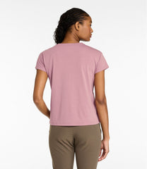 L.L.Bean Women's Mountainside V-Neck Pocket Tee, Short Sleeve NEW|CLOTHING