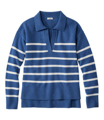 L.L.Bean Women's Classic Cashmere Sweater, Relaxed Polo NEW|CLOTHING