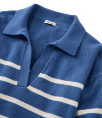 L.L.Bean Women's Classic Cashmere Sweater, Relaxed Polo NEW|CLOTHING