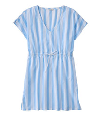 L.L.Bean Women's Coastal Cotton Cover-Up Caftan, Print NEW|CLOTHING