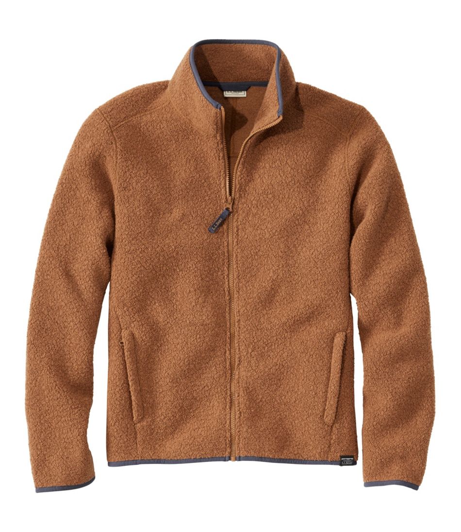 L.L.Bean Men's All Season Wool Fleece Full-Zip Sweater NEW|CLOTHING|OUTERWEAR|SALE