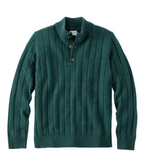 L.L.Bean Men's Riverton Wool/Cotton Sweater, Mockneck NEW|CLOTHING