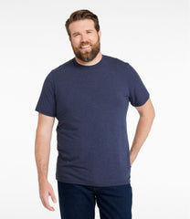 L.L.Bean Men's Comfort Stretch Performance® Pima Tee, Short-Sleeve Without Pocket NEW|CLOTHING|SALE