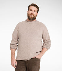 L.L.Bean Men's Bean's Classic Ragg Wool Sweater, Rollneck NEW|CLOTHING