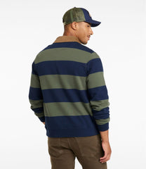 L.L.Bean Men's Mariner Ultrasoft Sweatshirt, Stripe NEW|CLOTHING|SALE