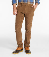 L.L.Bean Men's BeanFlex® Corduroy Pants, Chinos, Standard Fit, Straight Leg NEW|CLOTHING