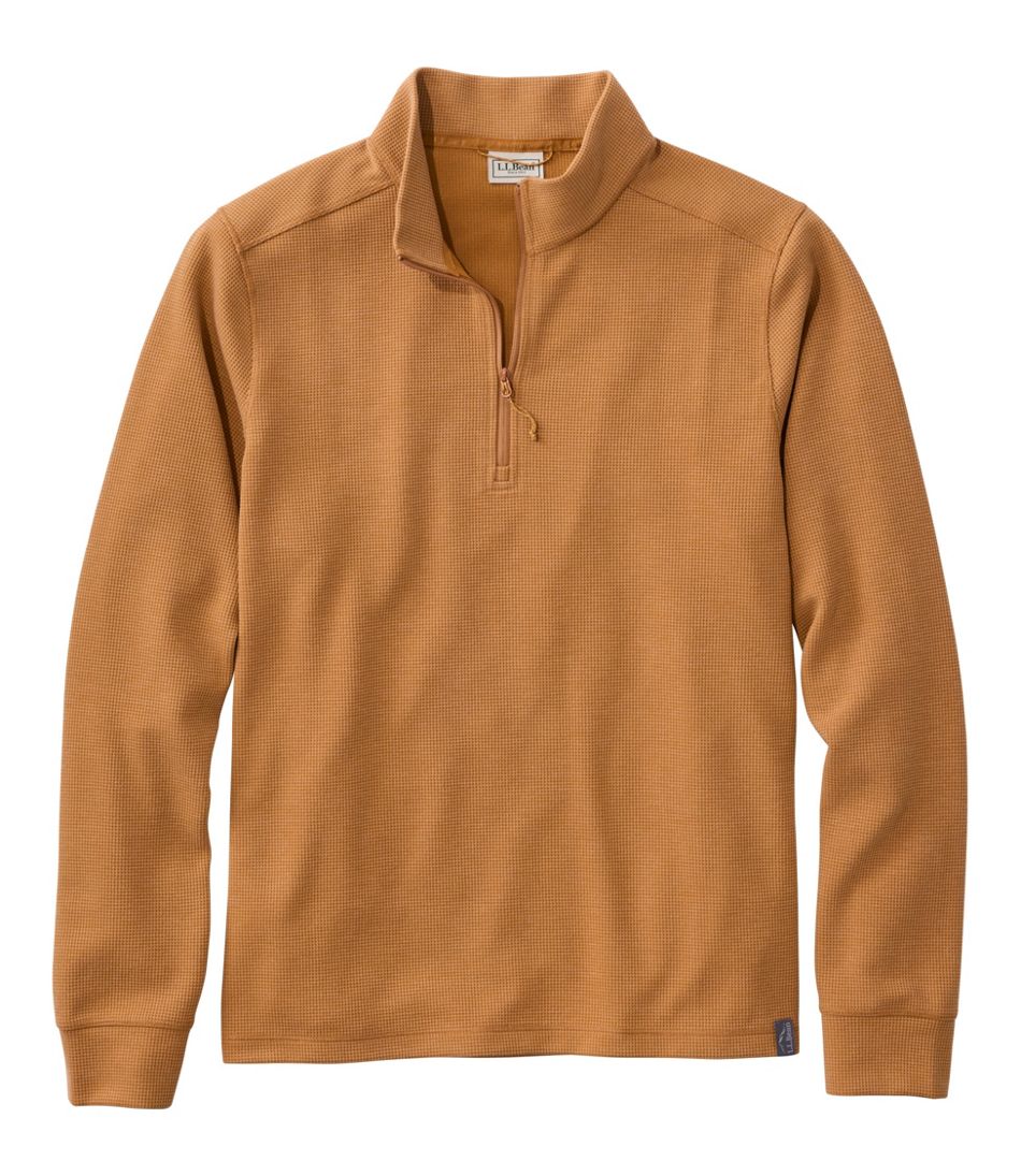 L.L.Bean Men's Mountainside Micro Waffle, 1/4 Zip NEW|CLOTHING