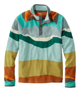 L.L.Bean Men's All Season Access Fleece Pullover, Print NEW|CLOTHING|OUTERWEAR|SALE