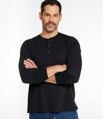 L.L.Bean Men's Signature Northwoods Henley, Long-Sleeve NEW|CLOTHING