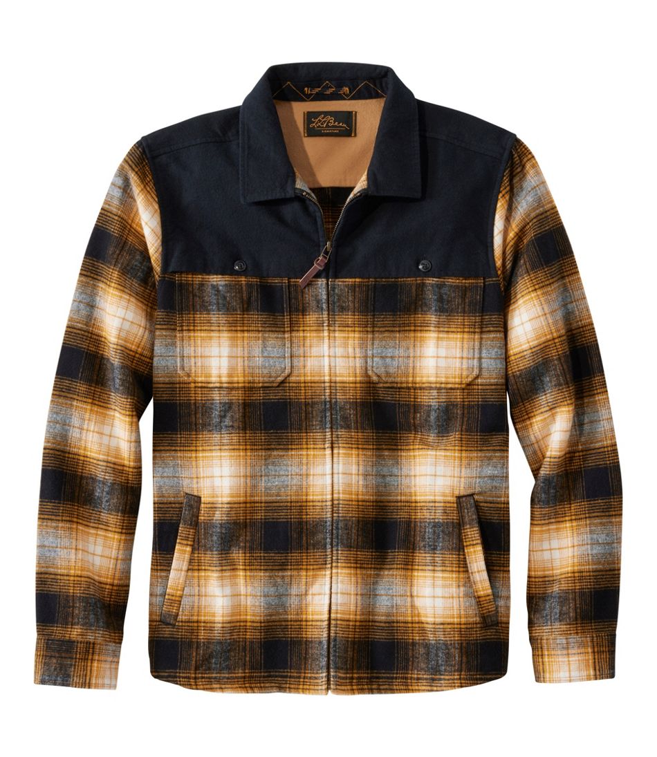 L.L.Bean Men's Signature 1965 Chamois Cloth Stag Jacket, Plaid NEW|CLOTHING|OUTERWEAR