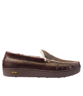 L.L.Bean Men's Lodge Moc Vibram® Slippers, Shearling NEW|FOOTWEAR|SALE