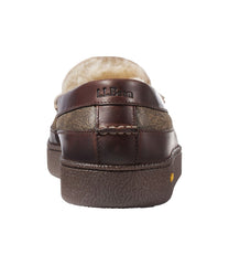 L.L.Bean Men's Lodge Moc Vibram® Slippers, Shearling NEW|FOOTWEAR|SALE