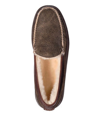 L.L.Bean Men's Lodge Moc Vibram® Slippers, Shearling NEW|FOOTWEAR|SALE