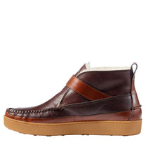 L.L.Bean Men's Lodge Moc Vibram® Buckle Boots, Shearling NEW|FOOTWEAR|SALE