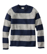 L.L.Bean Men's Bean's Classic Ragg Wool Sweater, Rollneck, Stripe NEW|CLOTHING