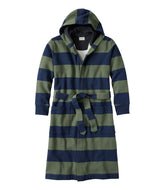 L.L.Bean Men's Mariner Sweatshirt Robe, Stripe NEW|CLOTHING