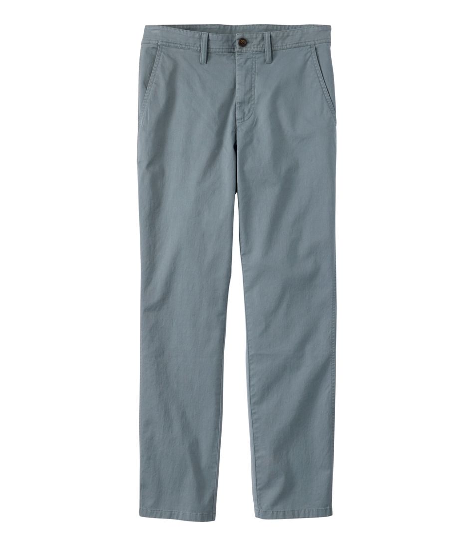 L.L.Bean Men's Sunwashed Khaki Pants, Standard Fit, Straight Leg NEW|CLOTHING