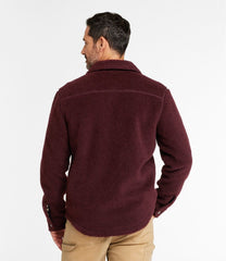 L.L.Bean Men's Signature Mixed Media Fleece Shirt Jacket NEW|CLOTHING