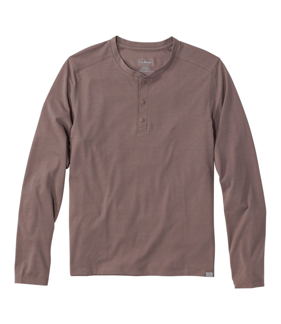 L.L.Bean Men's Multisport Lifestyle Henley, Long-Sleeve NEW|CLOTHING