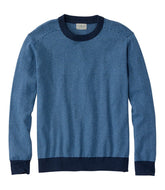 L.L.Bean Men's All Seasons Cotton Blend Sweater, Crewneck, Stripe NEW|CLOTHING