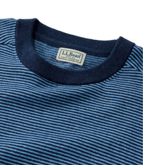 L.L.Bean Men's All Seasons Cotton Blend Sweater, Crewneck, Stripe NEW|CLOTHING