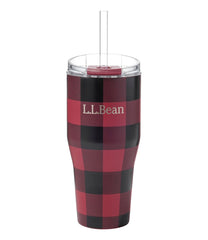L.L.Bean Insulated Straw Tumbler, 20 oz. Print NEW|OUTDOOR EQUIPMENT|SALE