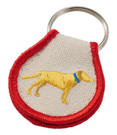 L.L.Bean Embroidered Patch Charm, Yellow Lab NEW|BAG & TRAVEL