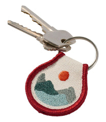L.L.Bean Embroidered Patch Charm, Mountains NEW|BAG & TRAVEL