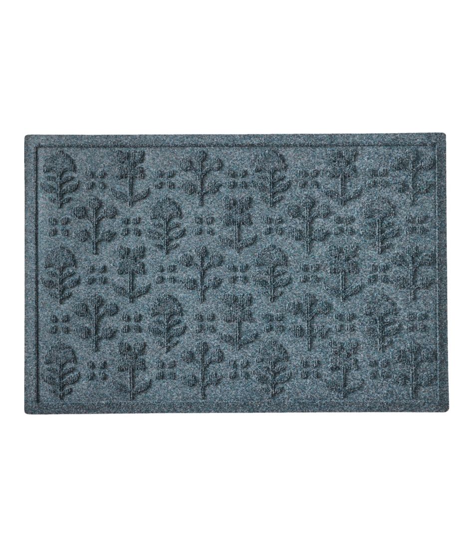 L.L.Bean Everyspace Recycled Waterhog Doormat, Botanical Floral NEW|HOME GOODS
