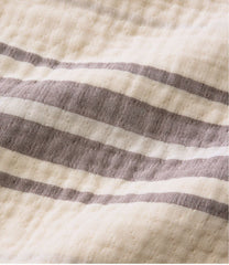 L.L.Bean Lightweight Cotton Gauze Throw, Stripe NEW|HOME GOODS